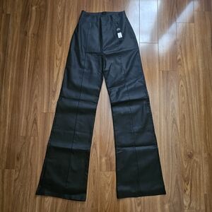 Tall Victoria High Waisted Dress Pants Faux Leather Fashion Nova